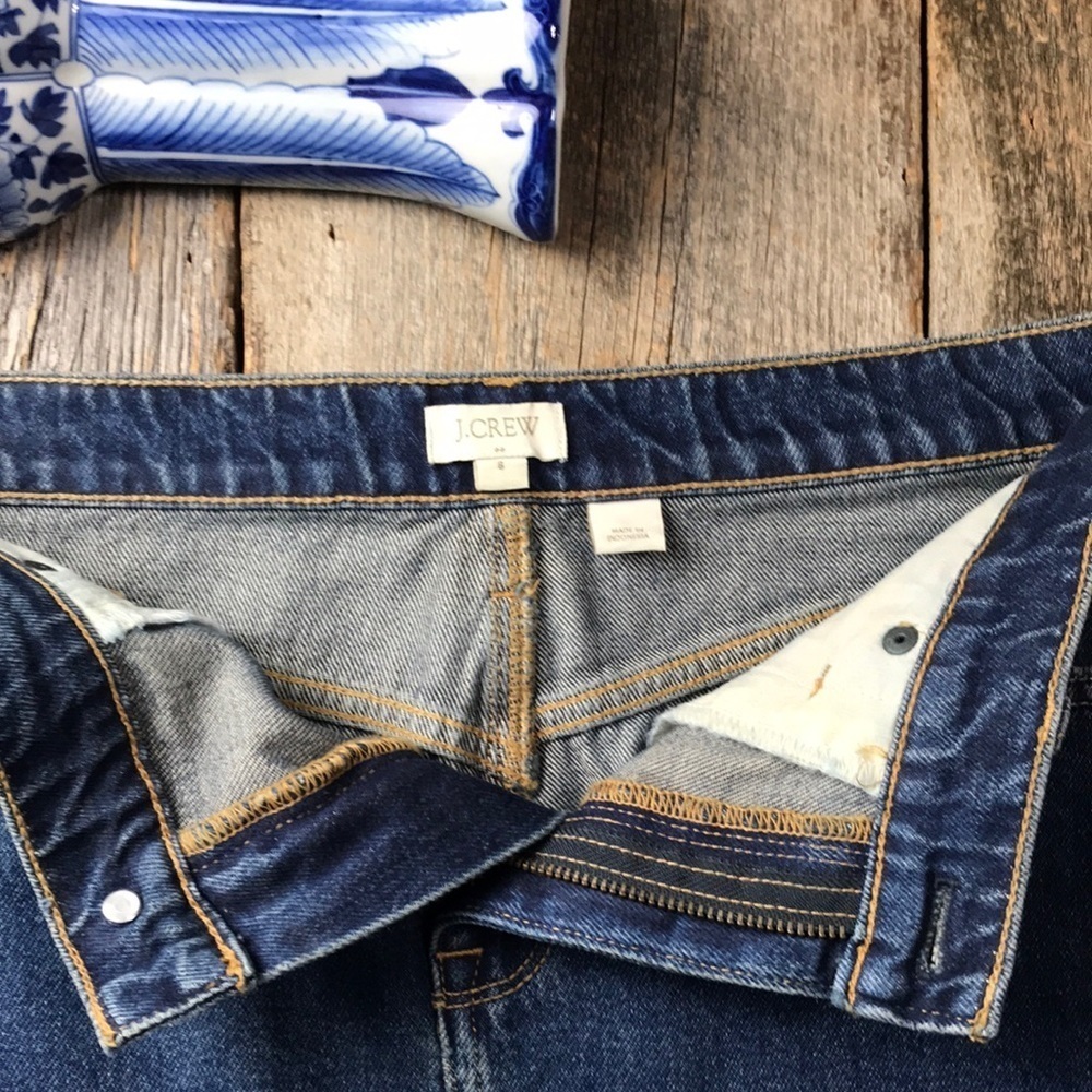 J. Crew Jean Skirt Size 8 - Picture 4 of 8